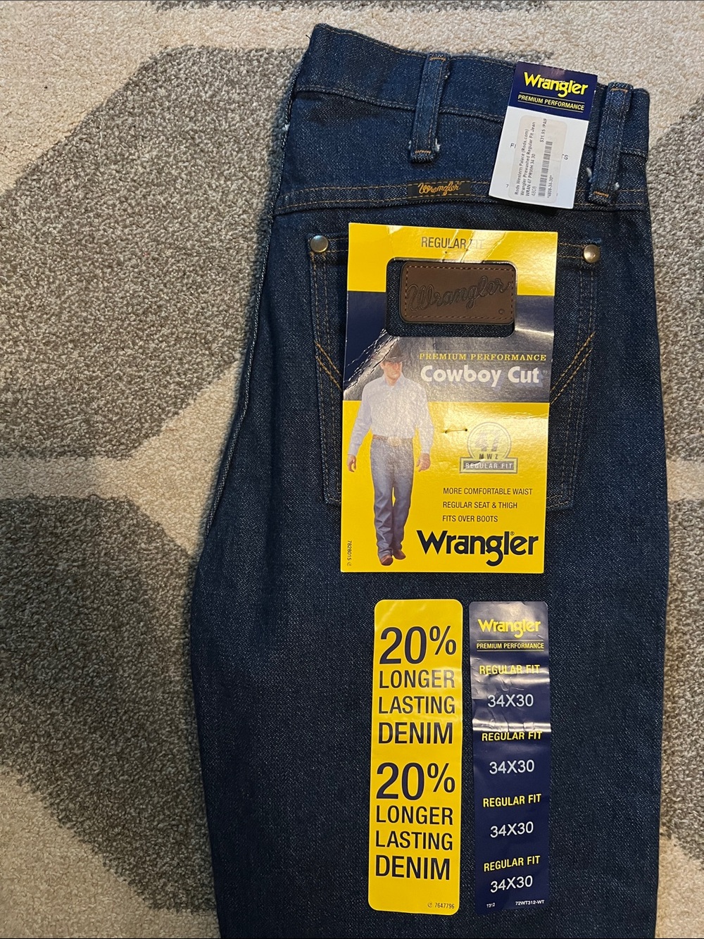Wrangler Cowboy Cut Men’s Jeans 34x30